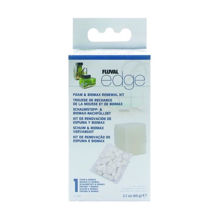 FLUVAL Recharge de mousse et de Biomax pour filtre Edge - 60 g