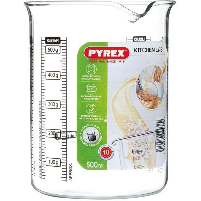 Verre doseur 0.5 L Kitchen Lab - 4 graduations