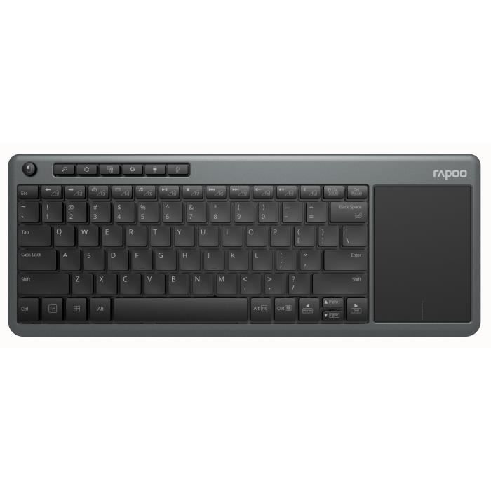 RAPOO Clavier avec touchpad K2600 sans fil - gris