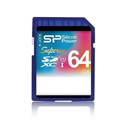 SILICON POWER Carte mémoire SD UHS-1 Superior - 64 Go