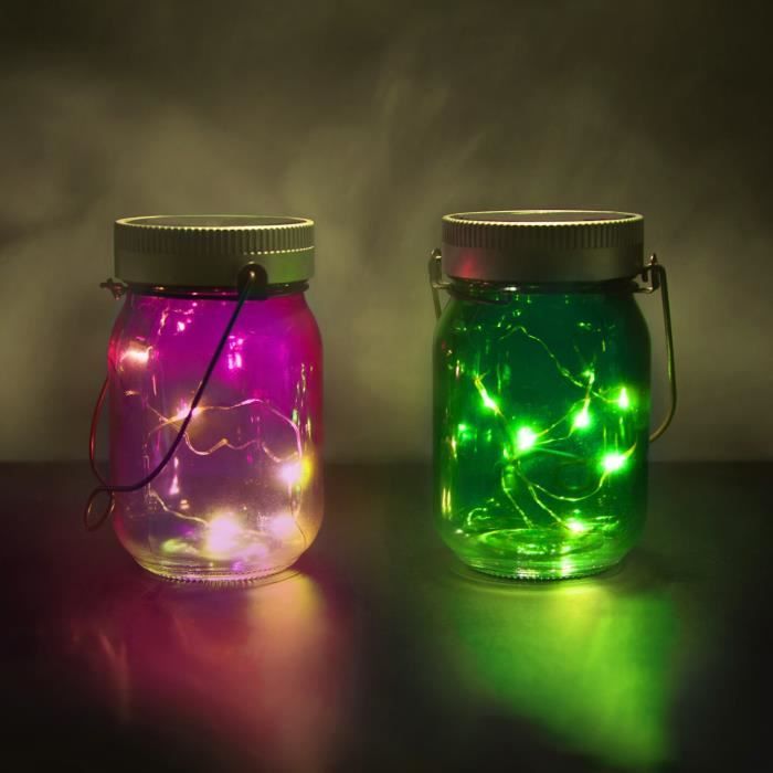 THUMBSUP! Pack de 2 bocaux illuminés