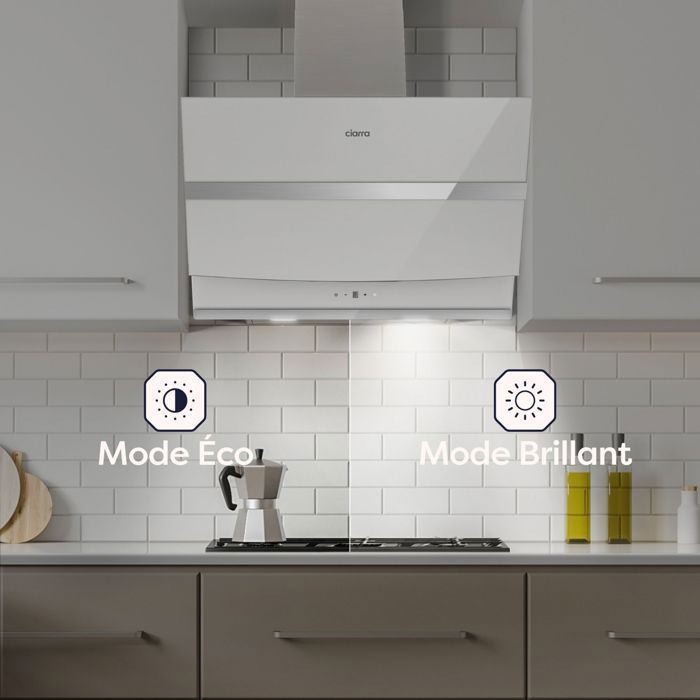  Hotte aspirante 60cm Tactile -Classe A >750m³/h2