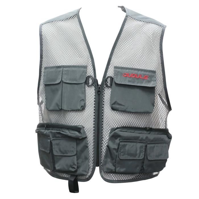 DUDULE Gilet de Peche Taille Unique