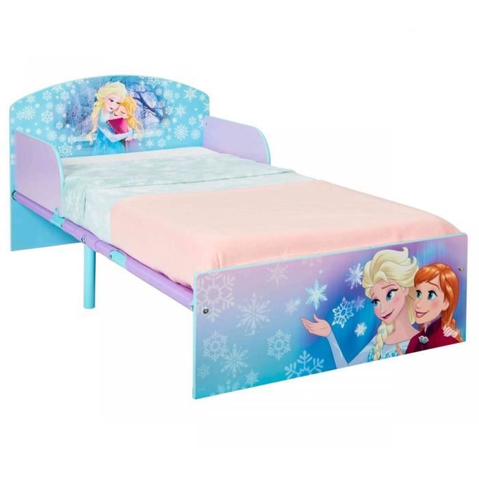 LA REINE DES NEIGES Lit pour Enfants Fille 140cm x 70 cm