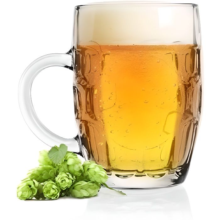 3 verres à bière choper, chope de bière, traditionnelle 500 ml
