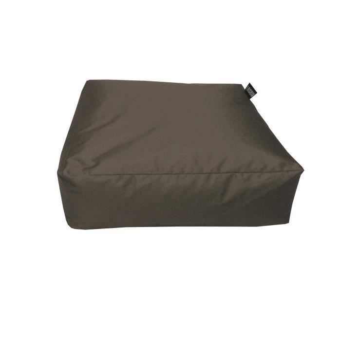 EASY FOR LIFE Coussin de sol Blok - 90cm - Gris ardoise