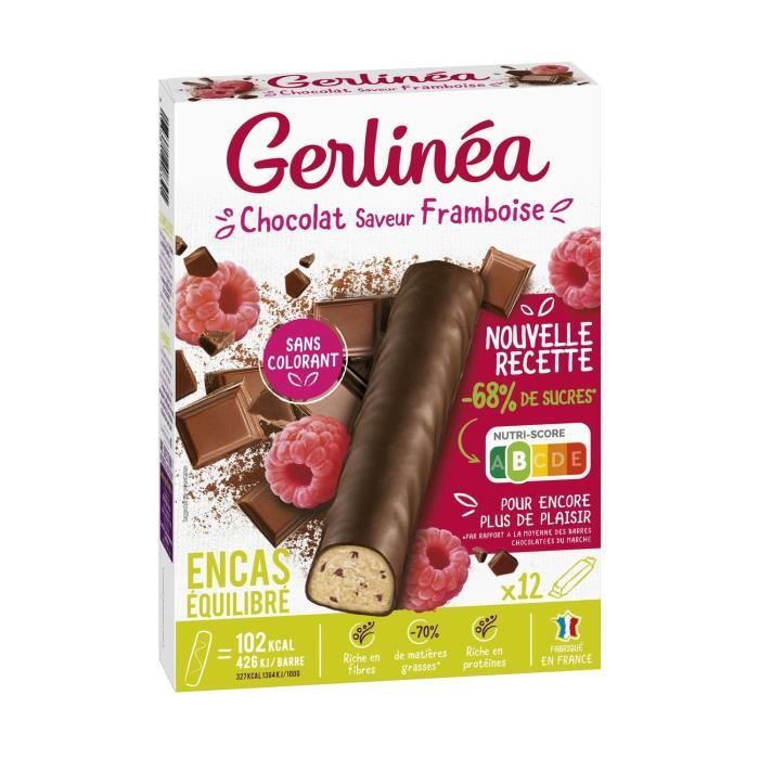 GERLINEA barre framboise chocolat 372g