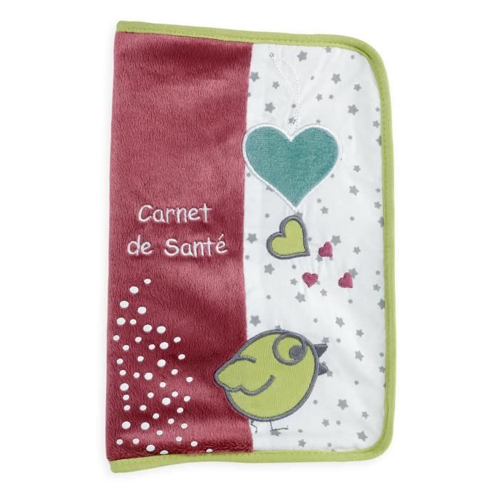TROIS KILOS SEPT Protège carnet de santé - Accroch'cŒur
