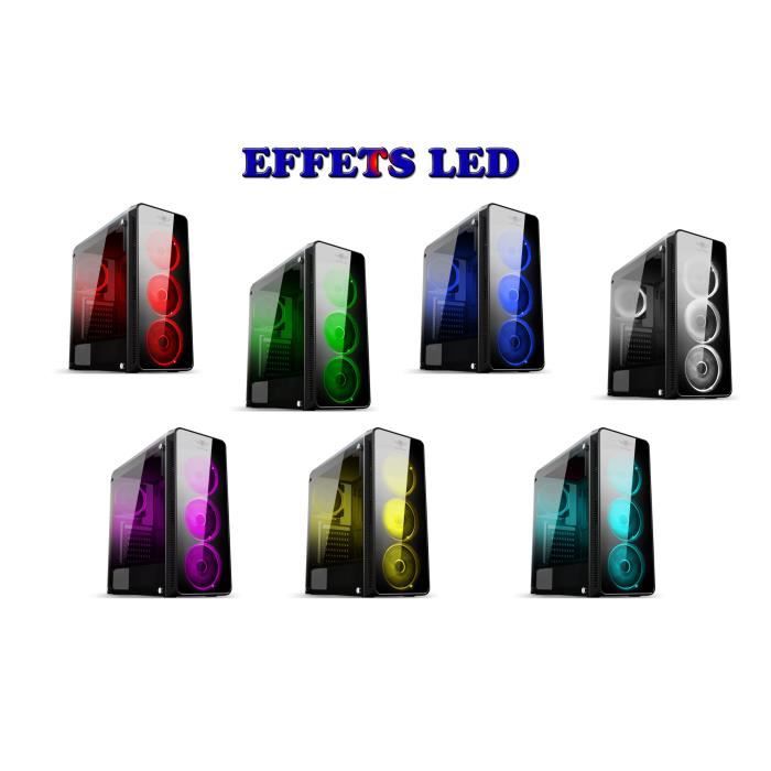 Ordinateur Pc Gamer Deathmatch 7 RVB AMD A6 95001