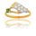 Bague femme or 750 1000 18 carat