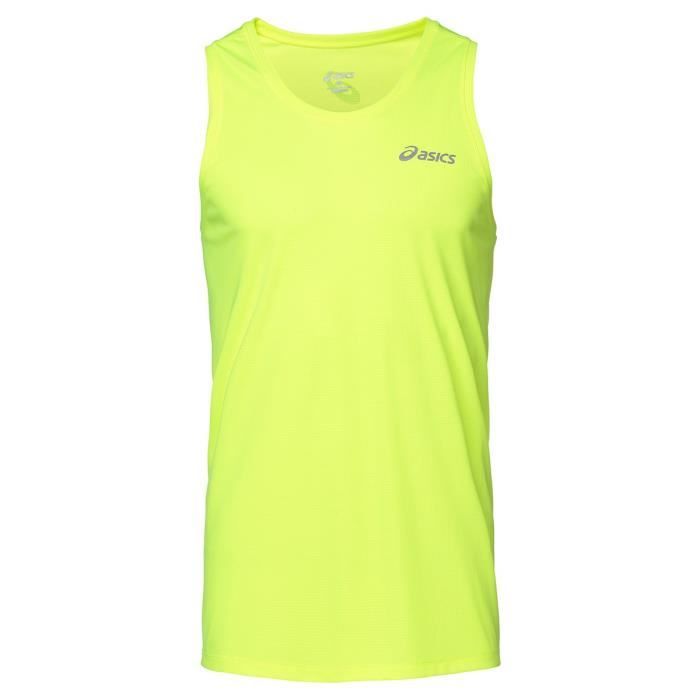 ASICS Singlet Débardeur Homme - Jaune