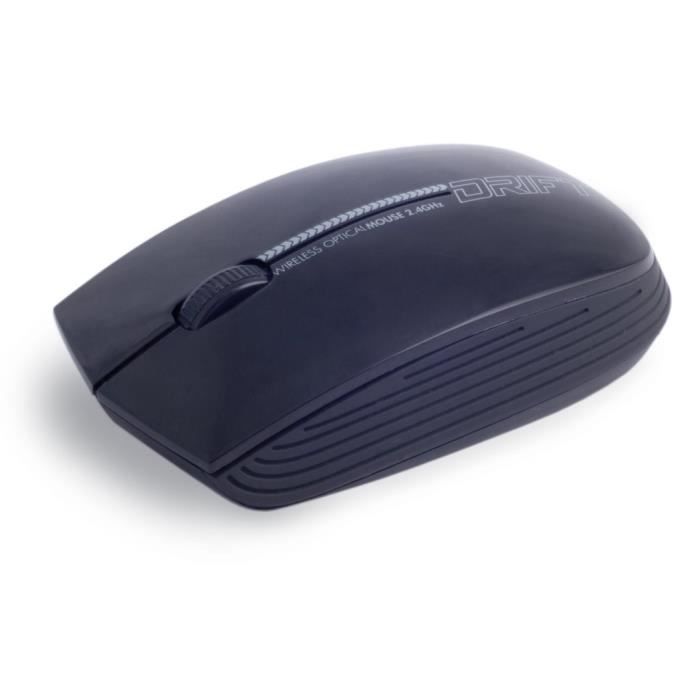 ADVANCE Souris S-190BK - Sans fil - Optique - 3 Bourons - 1600 DPI - PC - Noir