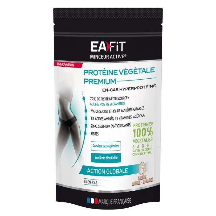 EAFIT Protéine Végétale Premium - Vanille / Caramel - 450 g