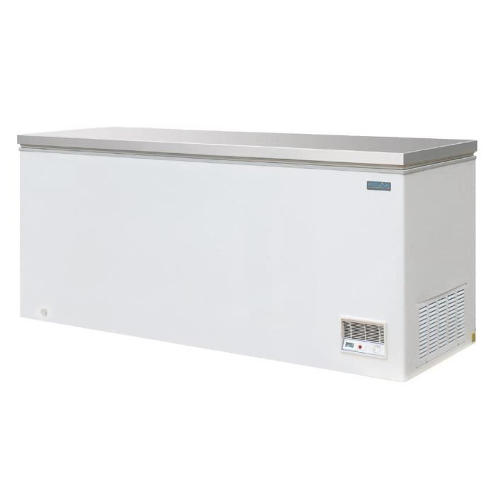 Congélateur coffre inox Polar 587L1