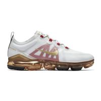 Nike Baskets Air Vapormax 2019 Pour Homme Femme Chaussures de course Blanc-Rouge Nike Baskets Air Vapormax 2019 Pour Homme Femme Chaussures de course Blanc-Rouge