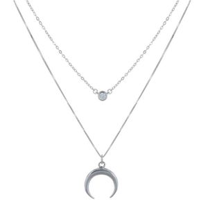 Collier en Argent 925 000 Rhodié Pendentif Etoile Pleine Argentée 7 mm Fantaisie Bijoux et montres