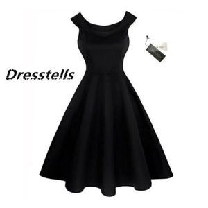 Rétro Robe De Années Cocktail 50 En Dresstells Hepburn Soirée U Vintage Femme Col Audrey ywmPvnN80O