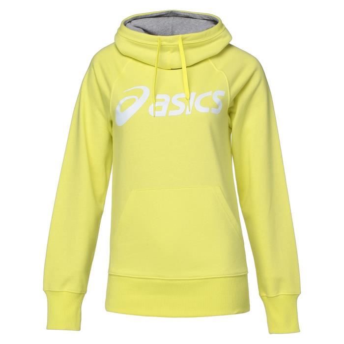 ASICS Sweat à Capuche Knit Hoodie - Femme - Jaune