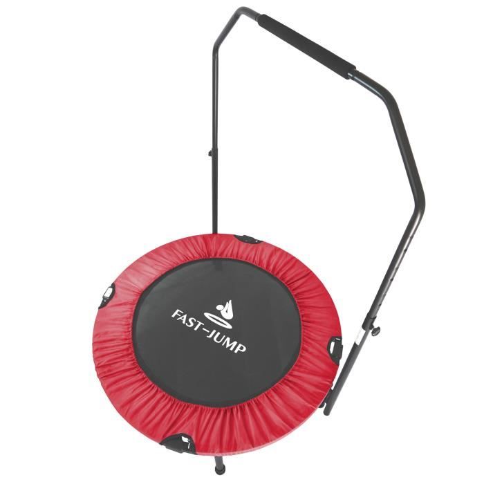 FAST JUMP Mini trampoline pliable Door-Bar - 92cm - Rouge