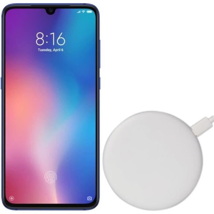 XIAOMI Mi 9 Bleu océan 128 Go + Pad induction offert