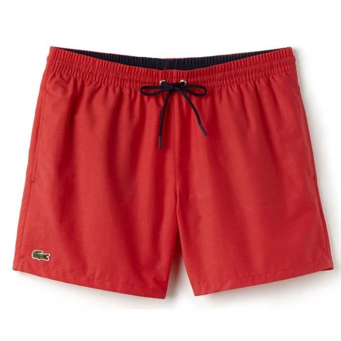 Rouge De Swimwear Maillots Bain Vêtements Mh7092 Lacoste Homme 5jScAR4L3q