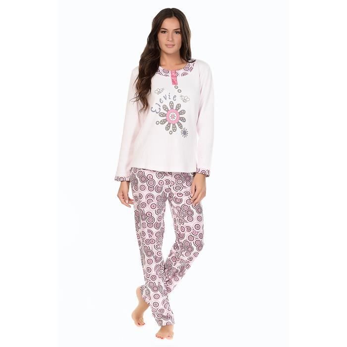 Pyjama femme coton - Achat / Vente pas cher - Cdiscount
