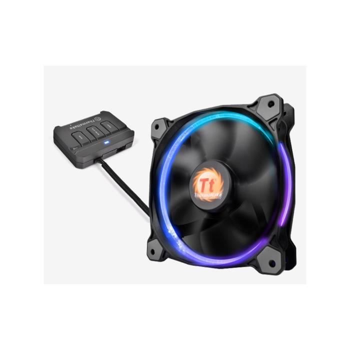 Thermaltake Ventilateur pour boitier Riing RGB 256 couleurs 14cm
