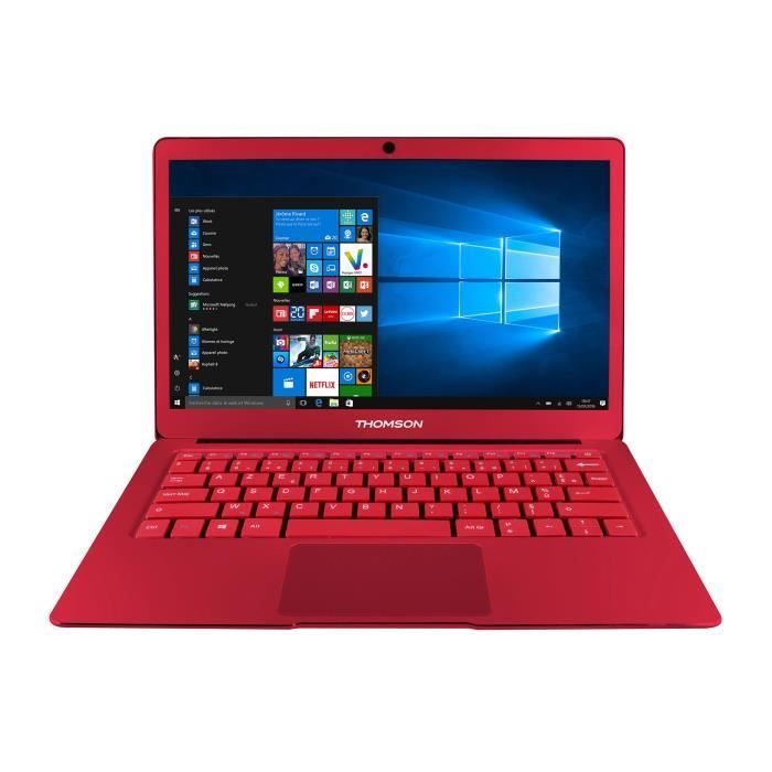 Ordinateur Portable THOMSON NEO X 13C-4RD32N - Ecran 13,3 pouces FHD IPS - Celeron N3350 - RAM de 4 Go - Stockage 32 Go - W 10