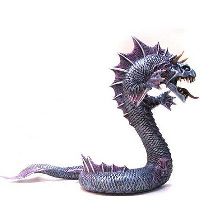 Grand dragon des mers  Bleu argenté  Achat / Vente figurine