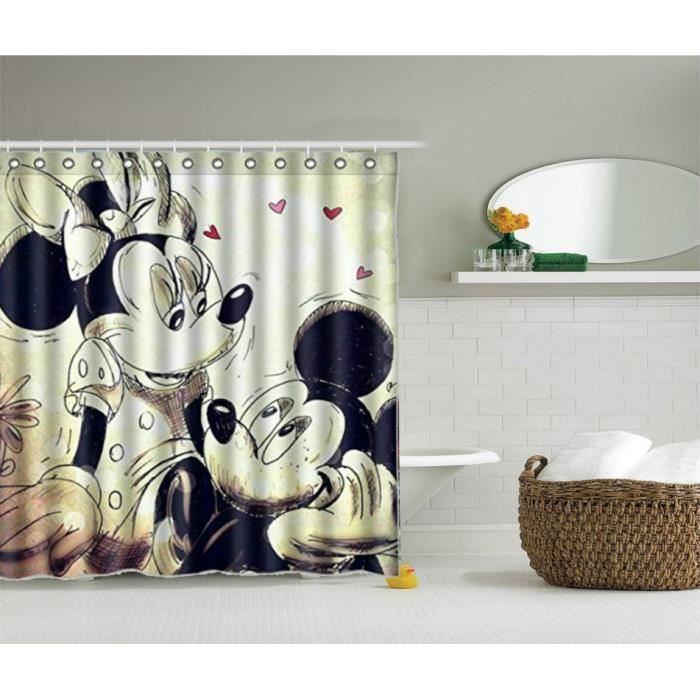 Rideau de douche mickey - Achat / Vente pas cher Rideau de douche mickey - Achat / Vente pas cher