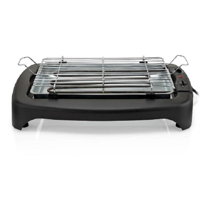 Barbecue Table Cuisson Réglable Grille Chromée1
