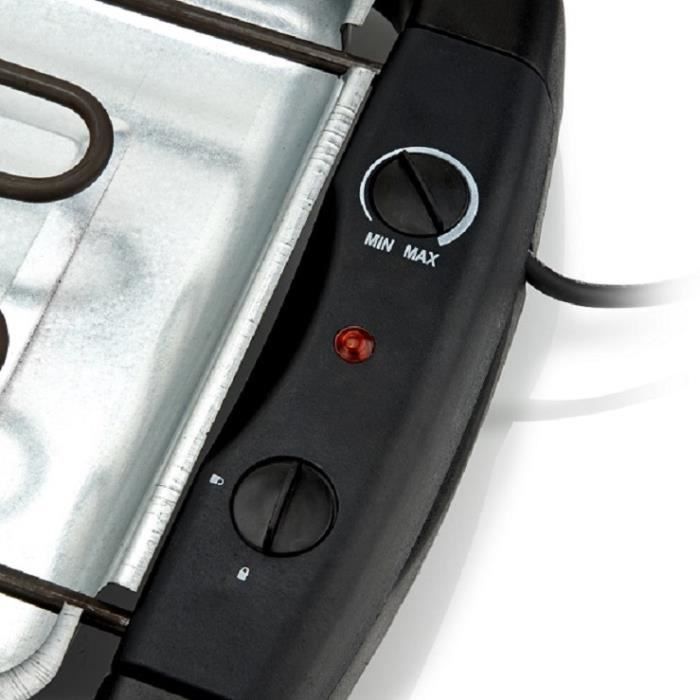 Barbecue Table Cuisson Réglable Grille Chromée2