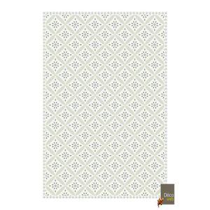 TAPIS Tapis vinyle carreaux de ciment - Apolline - Beige