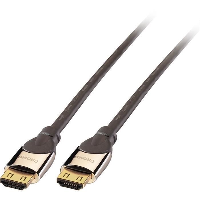 LINDY Câble CROMO HDMI High Speed avec Ethernet - 0,3m
