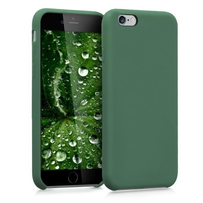 iphone 6 coque silicone vert