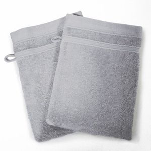 GANT DE TOILETTE DOUCEUR D'INTERIEUR Lot de 2 gants de toilette 100