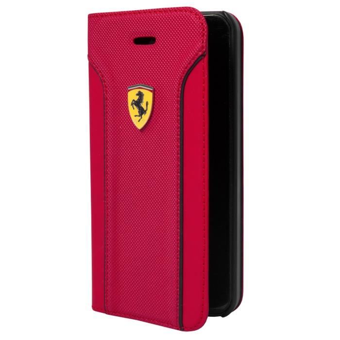 FERRARI étui Folio FIORANO PU rouge pour APPLE IPHONE 6+/6S+