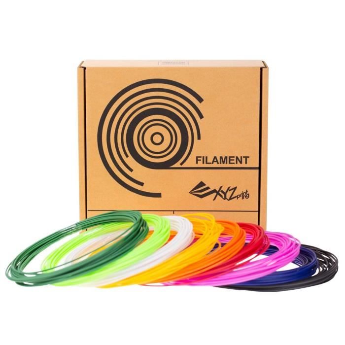 XYZ PRINTING Assortiment de filament PLA pour stylo 3D