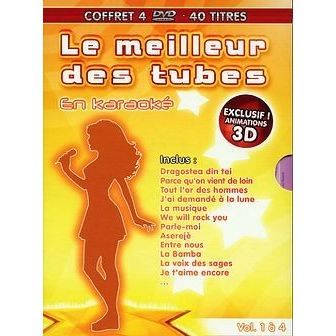 COFFRET 4 DVD LE MEILLEUR DES TUBES en DVD MUSICAUX pas cher