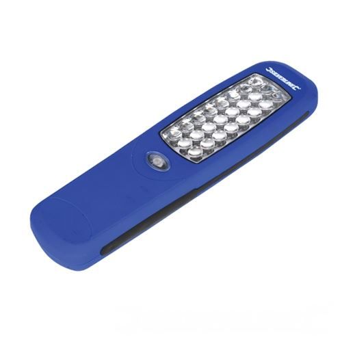 SILVERLINE Lampe Torche magnétique - 24 LED - 210x60 mm