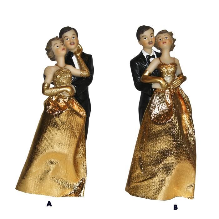 Couple de  mari s Noces d Or Figurine 50 Ans de Mariage  