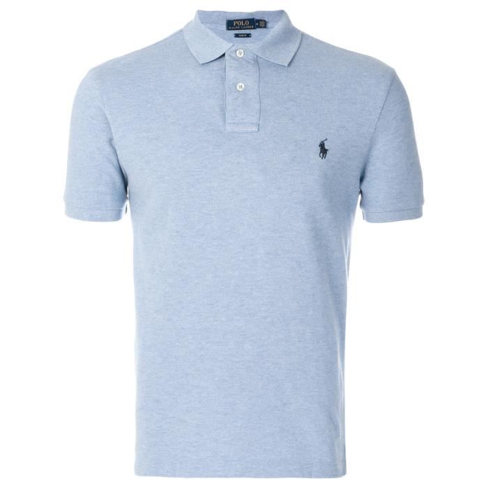 Coton Lauren Polo Homme 710548797013 Claire Ralph Bleu ChQdtsr