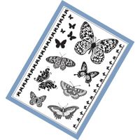 TATOO - BIJOU DE CORPS Autocollant de tatouage Beaux papillons noir dente TATOO - BIJOU DE CORPS Autocollant de tatouage Beaux papillons noir dente