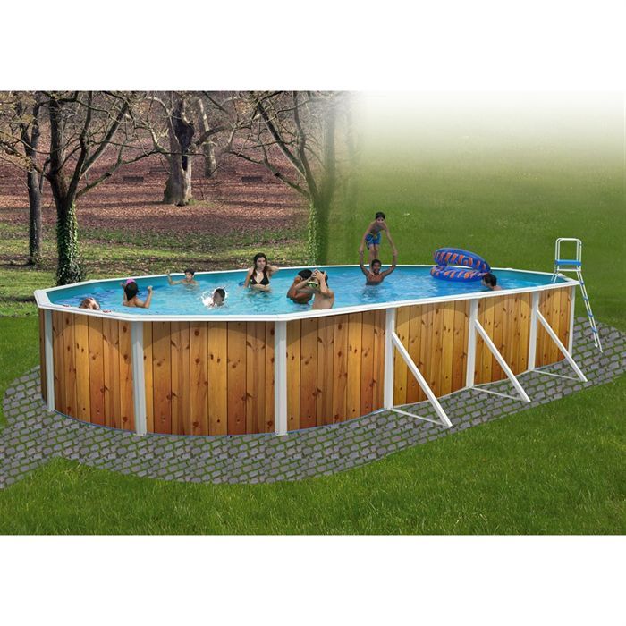 VETA Piscine acier ovale 731x336x120cm   Achat / Vente KIT PISCINE