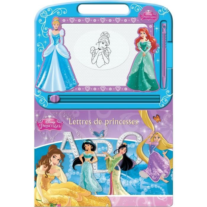 PRINCESSES Un tableau magnétique et stilet - Livre cartonné de 22 pages - Editions Phidal