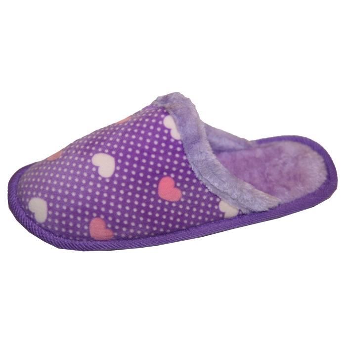 Style Mouton Pantoufle Chausson Confortable Mule Femme Fourré Imprimé xdSggYq0H