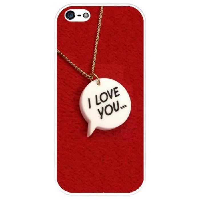 coque iphone 5 i love you
