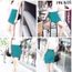Sexy Bleu Jupe L Achat Paon Office Elastique Mini Collant Femme Pusmvzq