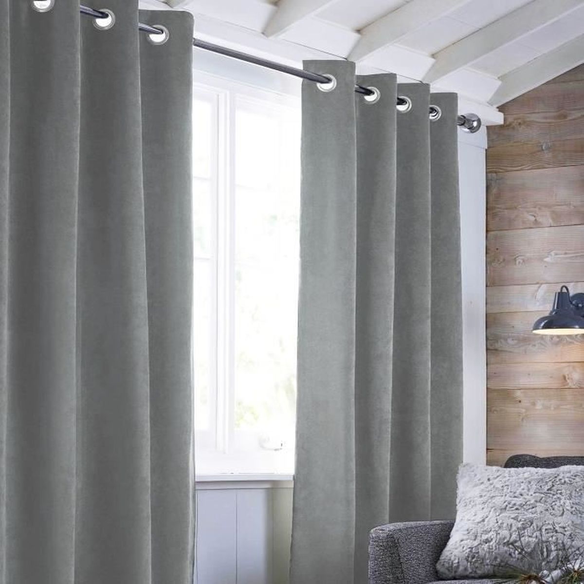 Rideaux Occultants Gris Clair