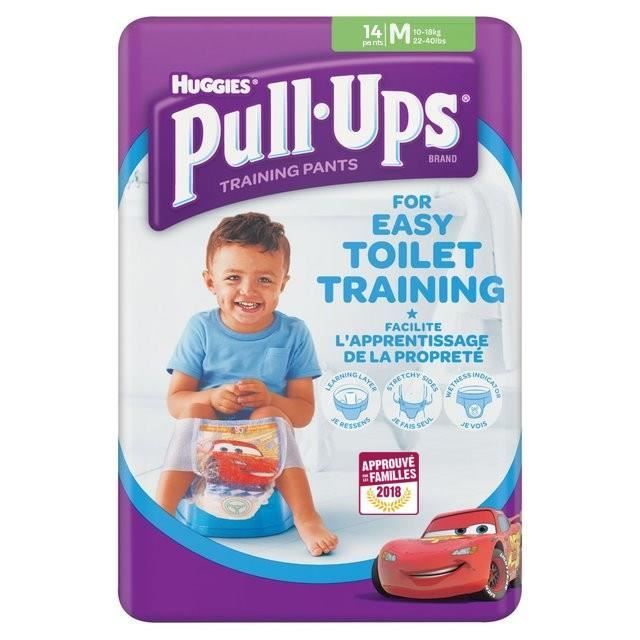 HUGGIES Pull-ups Culottes d'apprentissage Taille 5 - 10-18 kg - x14 - Garçon